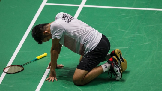 Kekecewaan Anthony Ginting gagal menembus final Asian Games 2018