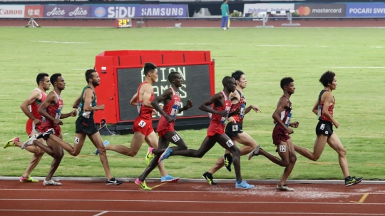 Lari 3000 meter halang rintang putra, pelari Indonesia gagal raih medali