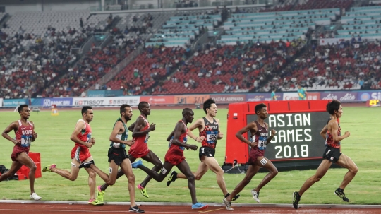 Lari 3000 meter halang rintang putra, pelari Indonesia gagal raih medali