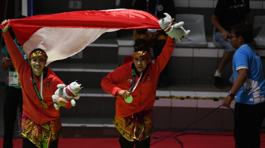 Pencak silat ganda putri Indonesia sumbang emas Asian Games 2018