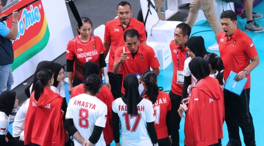Korea bungkam timnas voli putri Indonesia di perempat final Asian Games 2018