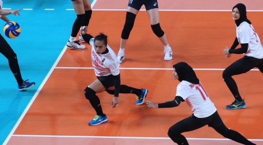 Korea bungkam timnas voli putri Indonesia di perempat final Asian Games 2018