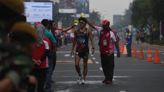 Hendro gagal raih medali di nomor jalan cepat 50 km