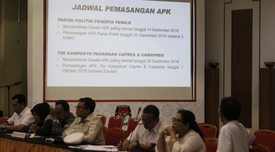 KPU sosialisasikan fasilitas alat peraga kampanye untuk Pemilu 2019