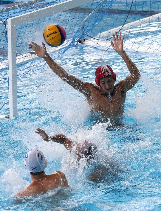 Tim polo air putra Indonesia kalah 7-15 dari Korea Selatan