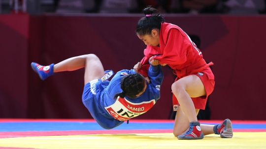 Putri Indonesia tersingkir di semifinal sambo Asian Games