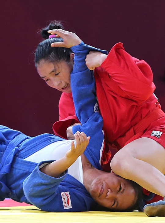 Putri Indonesia tersingkir di semifinal sambo Asian Games