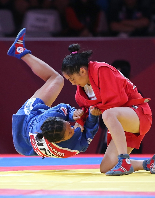 Putri Indonesia tersingkir di semifinal sambo Asian Games