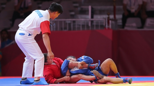 Putri Indonesia tersingkir di semifinal sambo Asian Games