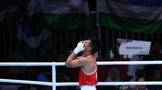 Reaksi petinju Sunan Agung gagal ke final