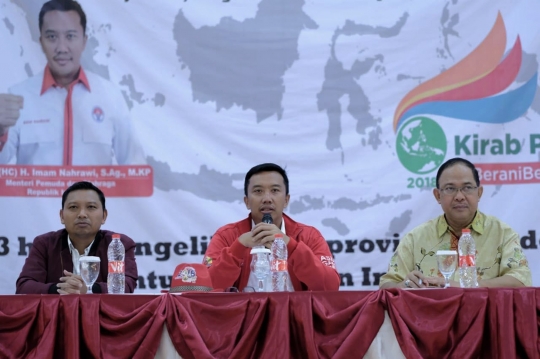 Menpora beri pembekalan peserta Kirab Pemuda 2018