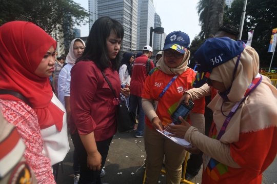 Ribuan warga padati GBK jelang penutupan Asian Games 2018