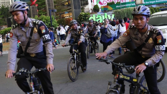 Kesigapan polisi dan Dishub atur lalu lintas jelang penutupan Asian Games 2018