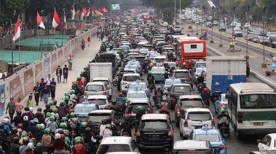 Kemacetan Senayan jelang penutupan Asian Games 2018