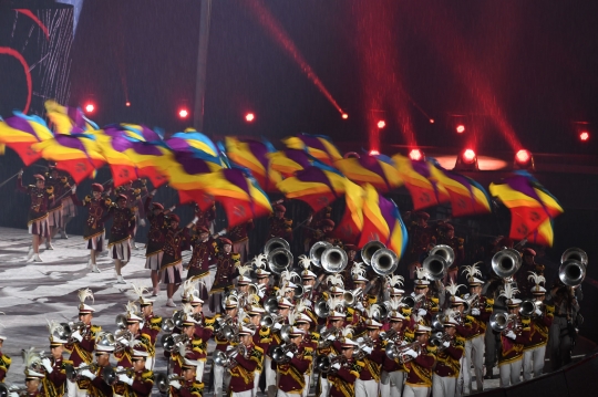 Kemeriahan malam penutupan Asian Games 2018