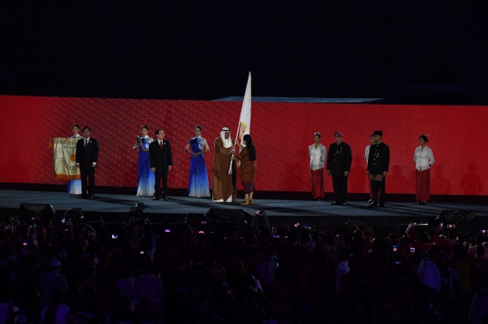 Indonesia serahkan bendera dan obor Asian Games ke China