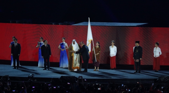 Indonesia serahkan bendera dan obor Asian Games ke China