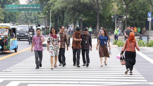 Resmikan pelican crossing, Anies bantu penyandang disabilitas menyeberang jalan