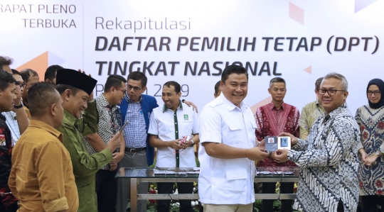 KPU gelar rapat pleno rekapitulasi DPT tingkat nasional