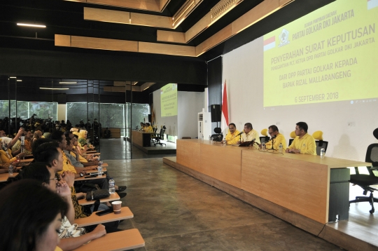 Rizal Mallarangeng jabat Plt ketua DPD Golkar DKI Jakarta