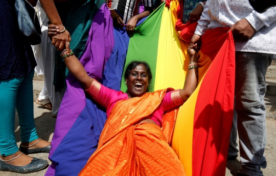 Reaksi kaum LGBT India rayakan legalitas hubungan sesama jenis