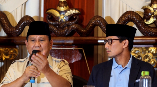 Prabowo-Sandiaga kritisi pemerintah terkait merosotnya Rupiah