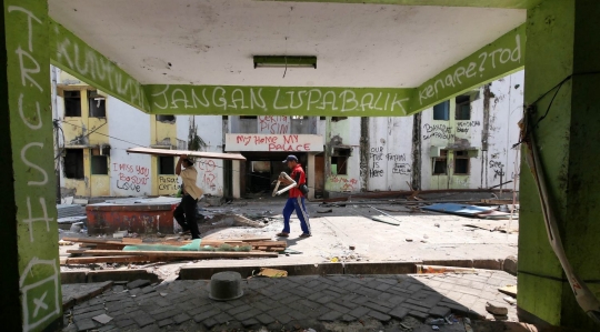 Melihat pembongkaran Rusun Karang Anyar yang akan direvitalisasi