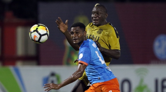 Gol Herman Dzumafo antar Bhayangkara FC kalahkan Perseru