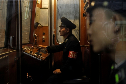 Denyut pengguna kereta bawah tanah di Korea Utara
