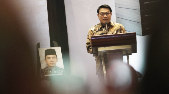 Para menteri kabinet kerja hadiri penggalangan dana untuk Lombok-Sumbawa