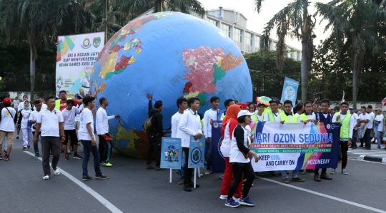 Car Free Day, replika Bumi menggelinding di Bundaran HI