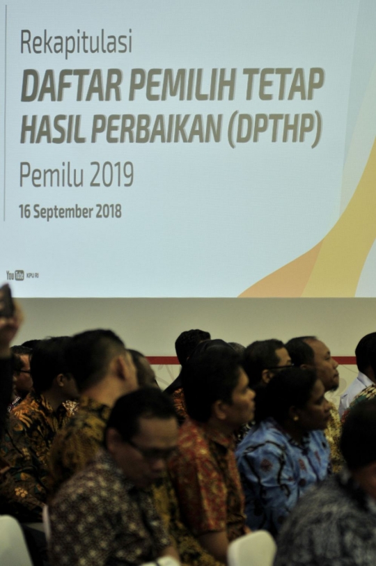 KPU gelar rapat pleno perbaikan DPT Pemilu 2019