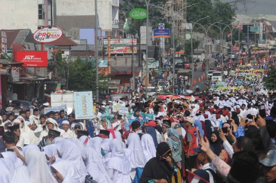 Pawai sambut MTQ ke-9 tingkat Kota Tangerang Selatan