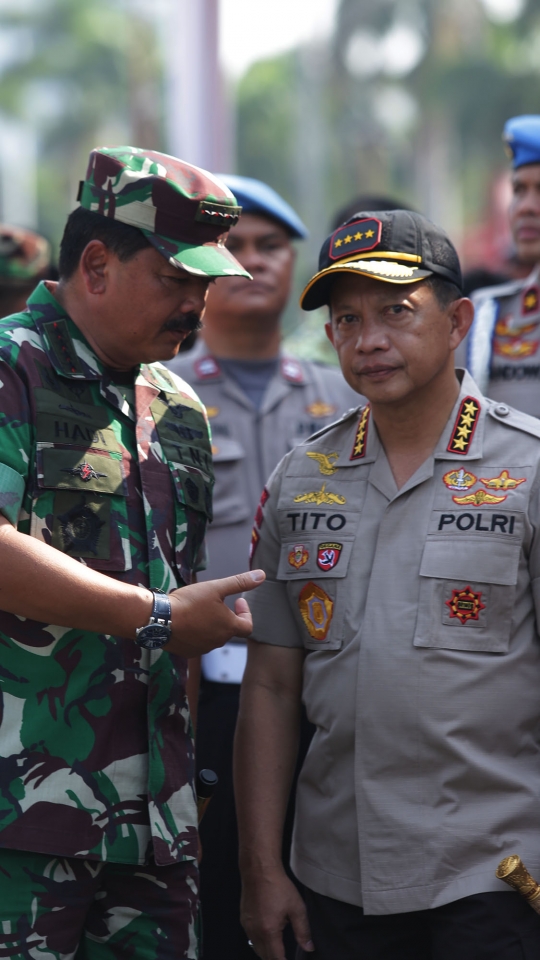 TNI-Polri gelar apel pengamanan pemilu serentak 2019