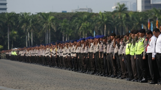 TNI-Polri gelar apel pengamanan pemilu serentak 2019