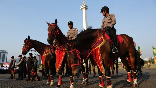 TNI-Polri gelar apel pengamanan pemilu serentak 2019