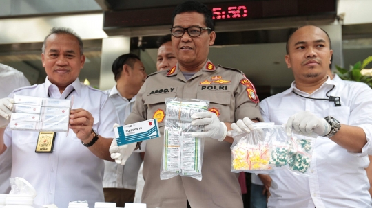 Polda Metro Jaya bongkar peredaran obat palsu di Jabodetabek