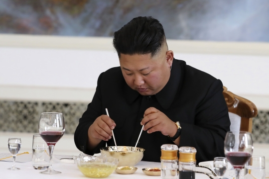 Mie dingin ini jadi menu makan siang Kim Jong Un dan Moon Jae-in di Pyongyang