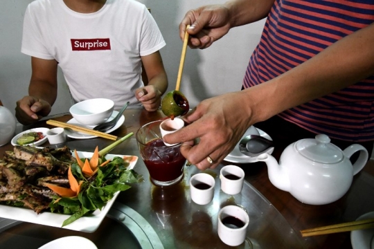 Restoran di Vietnam suguhkan ular menjadi menu utamanya