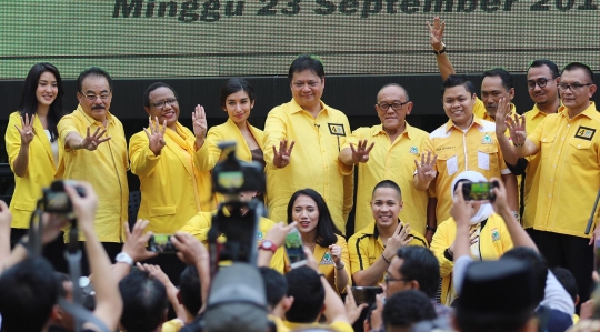 Golkar lepas caleg DPR RI di hari pertama kampanye