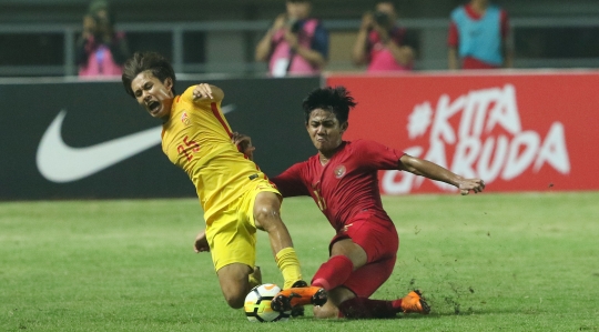 Timnas Indonesia U-19 kalah 0-3 dari China