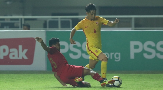 Timnas Indonesia U-19 kalah 0-3 dari China
