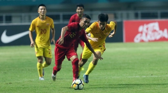 Timnas Indonesia U-19 kalah 0-3 dari China