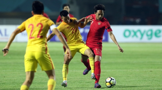 Timnas Indonesia U-19 kalah 0-3 dari China