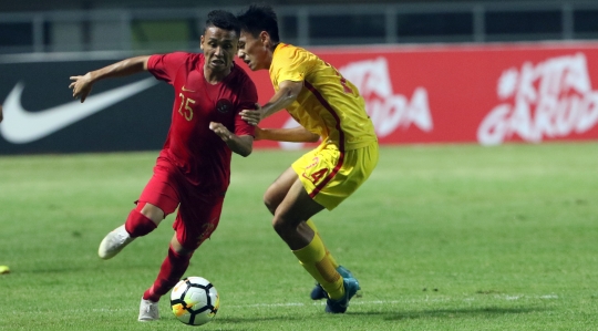 Timnas Indonesia U-19 kalah 0-3 dari China