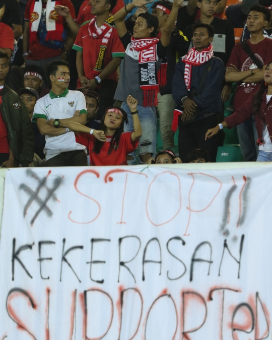 Pendukung Timnas Indonesia U-19 kecam kekerasan suporter