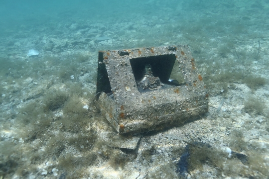 Penampakan aneka sampah di dasar laut Kroasia