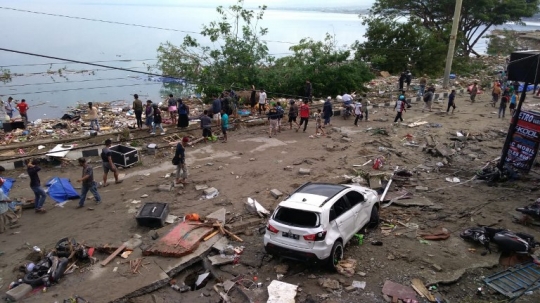 Kerusakan parah usai gempa dan tsunami meluluhlantakkan Palu