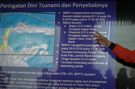 BNPB beri penjelasan dampak gempa dan tsunami di Donggala-Palu