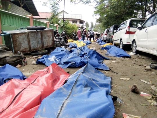 Penampakan Kota Palu usai disapu tsunami